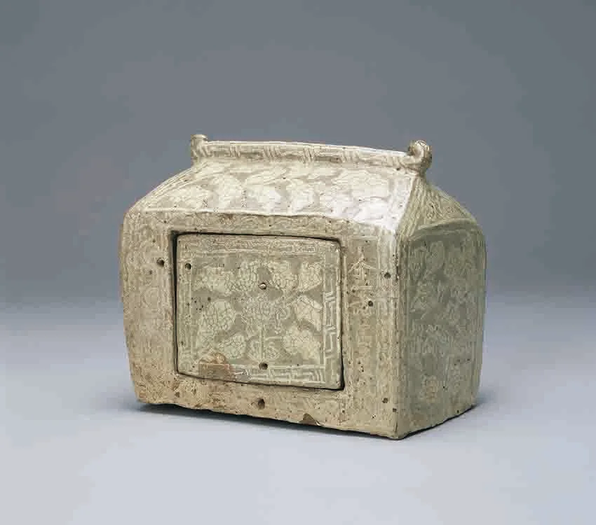 Joseon Buddhist cabinet with peony design at Nezu Museum