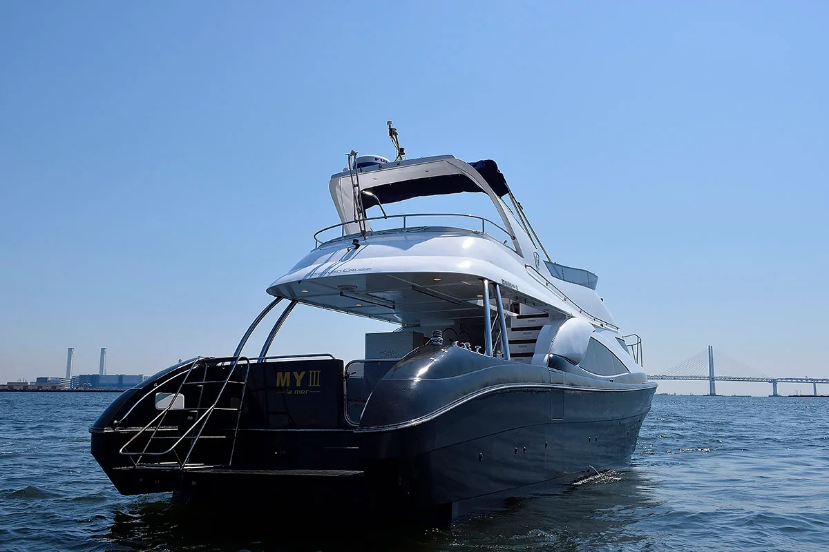 A Tokyo Bay private yacht and charter cruiser. For small groups, compare the fixed boat cost with the number of people who will actually use the private space.