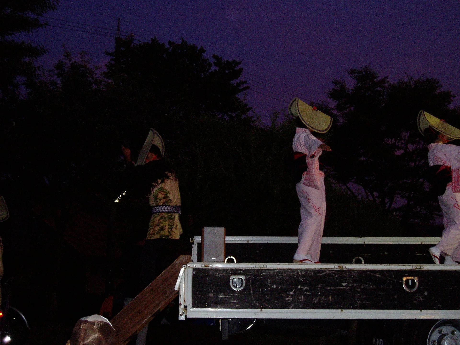 Owara Kaze no Bon dancers performing in Yatsuo during the traditional festival