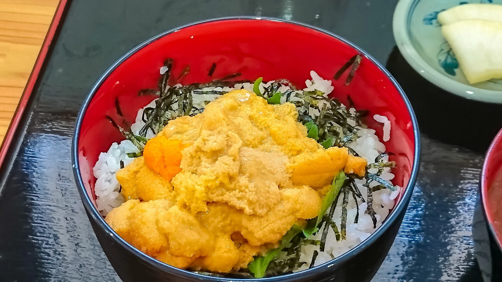 Fresh uni don in Hokkaido