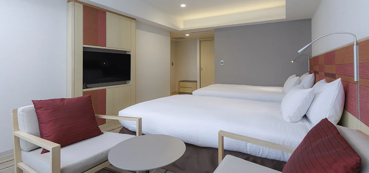 JR Kyushu Hotel Blossom Hakata Chuo Deluxe Twin with pull-out trundle for a third adult