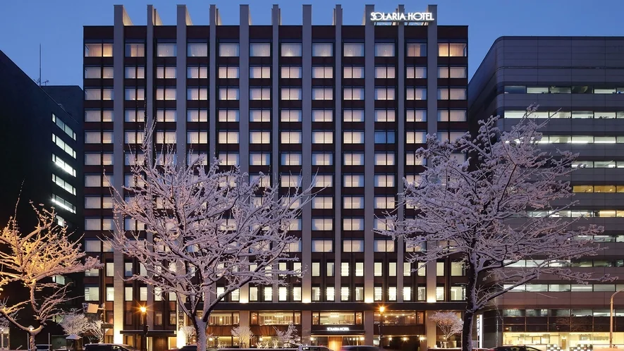 Solaria Nishitetsu Hotel Sapporo exterior near Sapporo Station