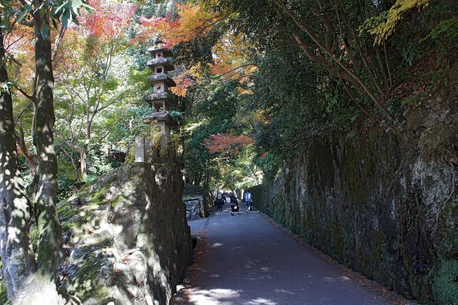Koshoji Kotosaka autumn approach in Uji, which requires a genuine half day