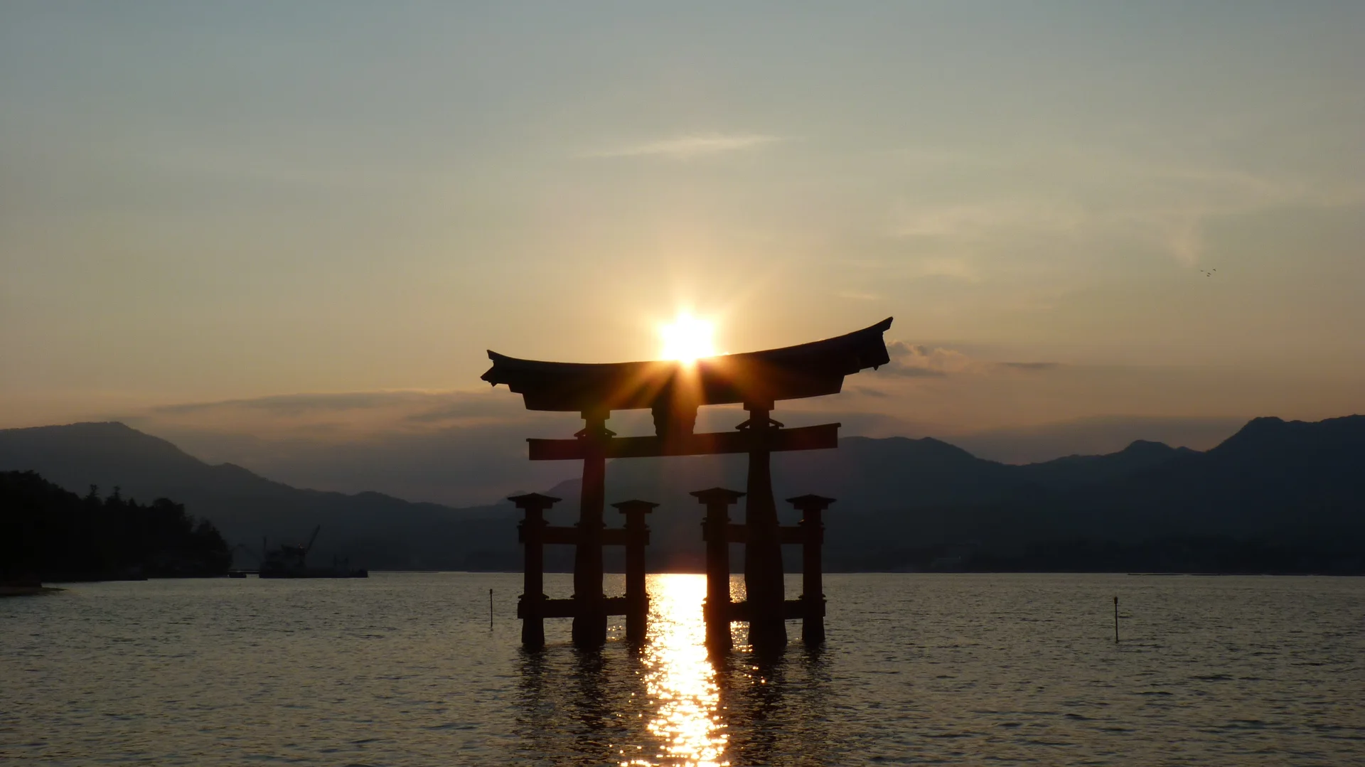 Itsukushima Shrine torii on Miyajima near Hiroshima