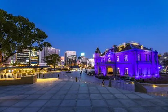 Tenjin Central Park and Nishi-Nakasu in Fukuoka