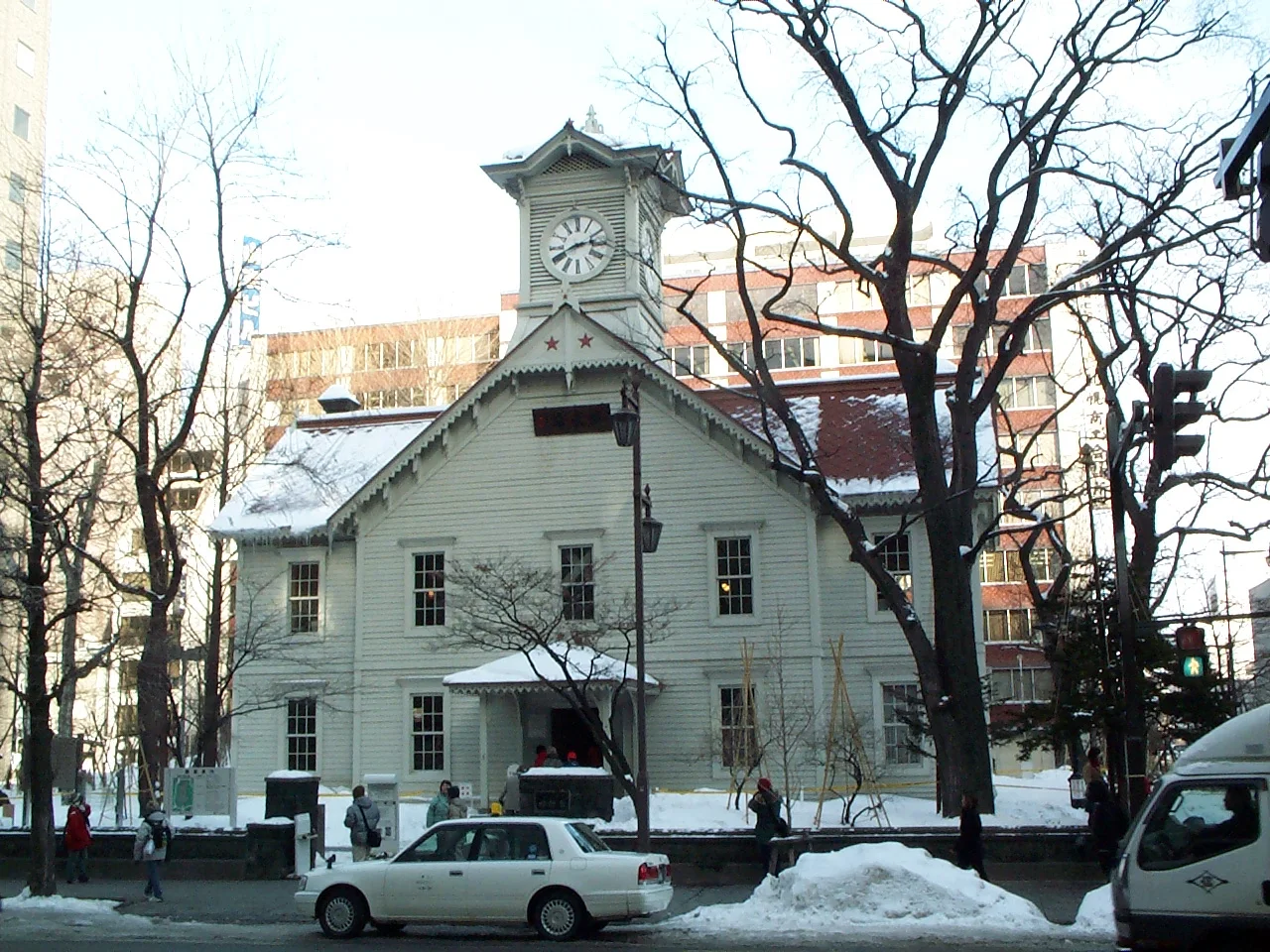 Sapporo Clock Tower, the current meeting point for the small-group ramen tour