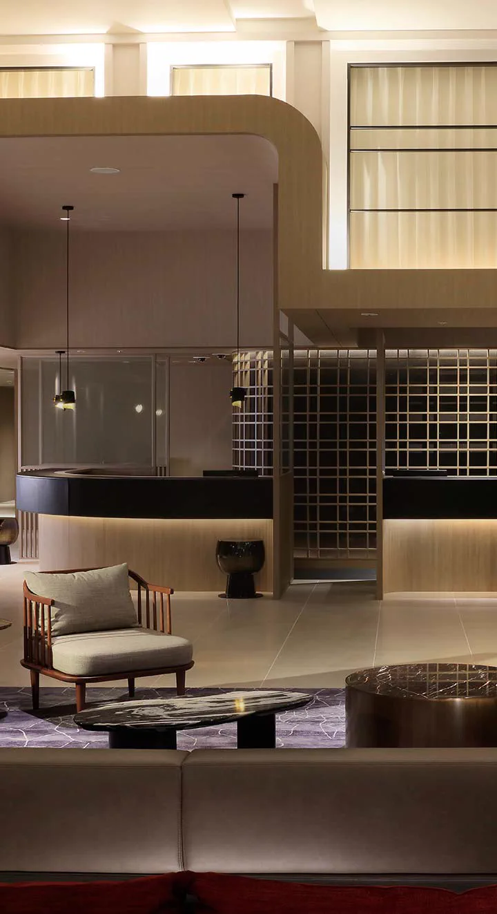 HOTEL COLLECTIVE Naha lobby and public space on Kokusai Street