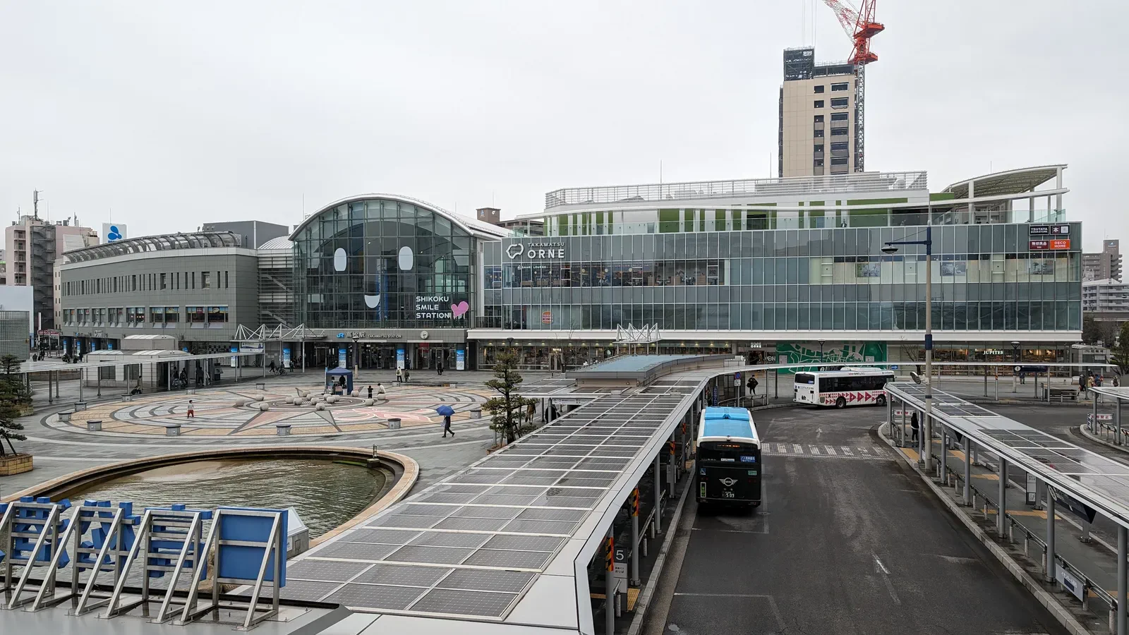 JR Takamatsu Station works well as a fixed short-trip base before using nearby port ferries for Naoshima