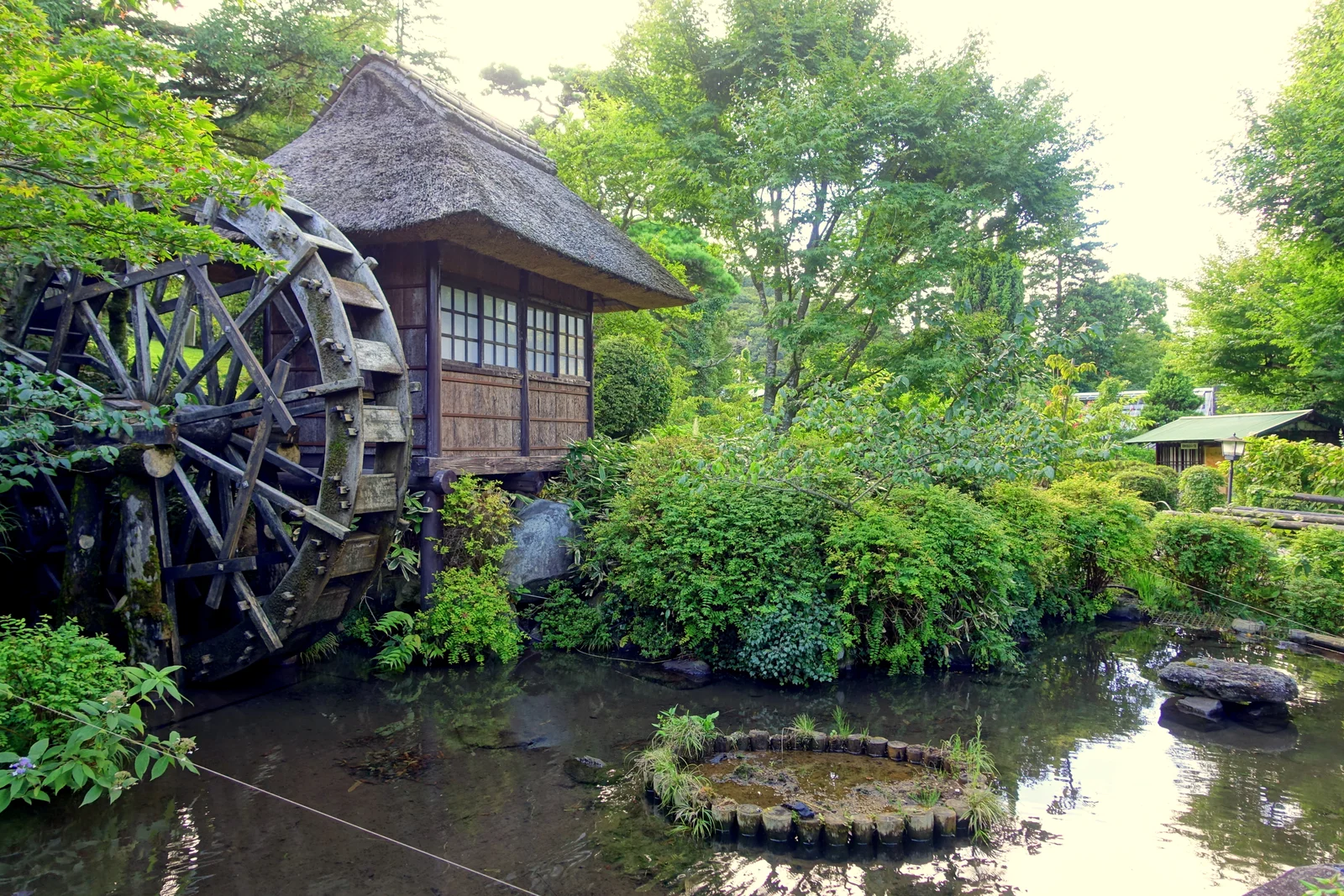 Fujiya Hotel’s Japanese garden and landscape
