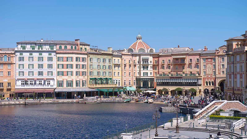 Tokyo DisneySea Hotel MiraCosta facing Mediterranean Harbor