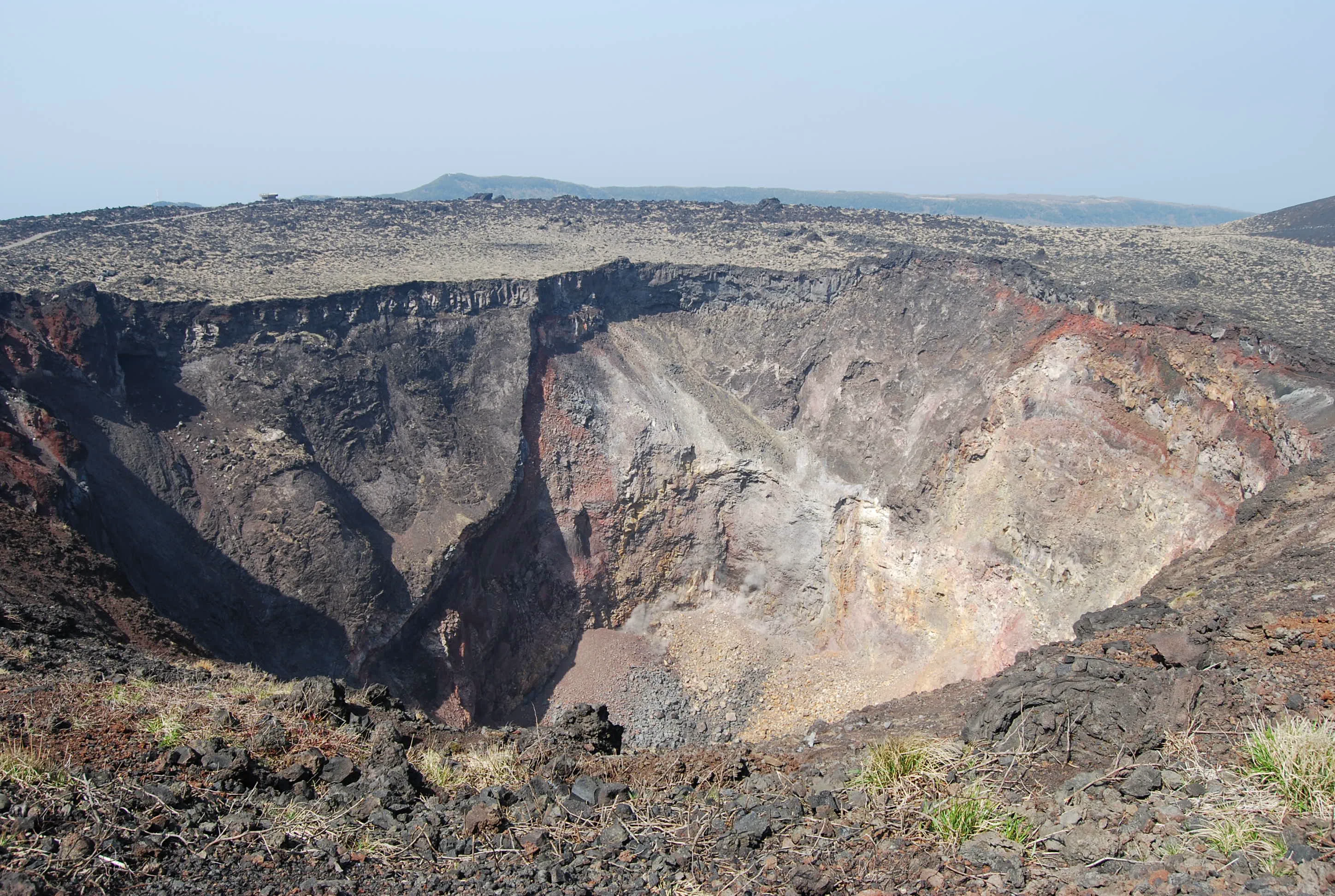 Mount Mihara summit terrain on Izu Oshima