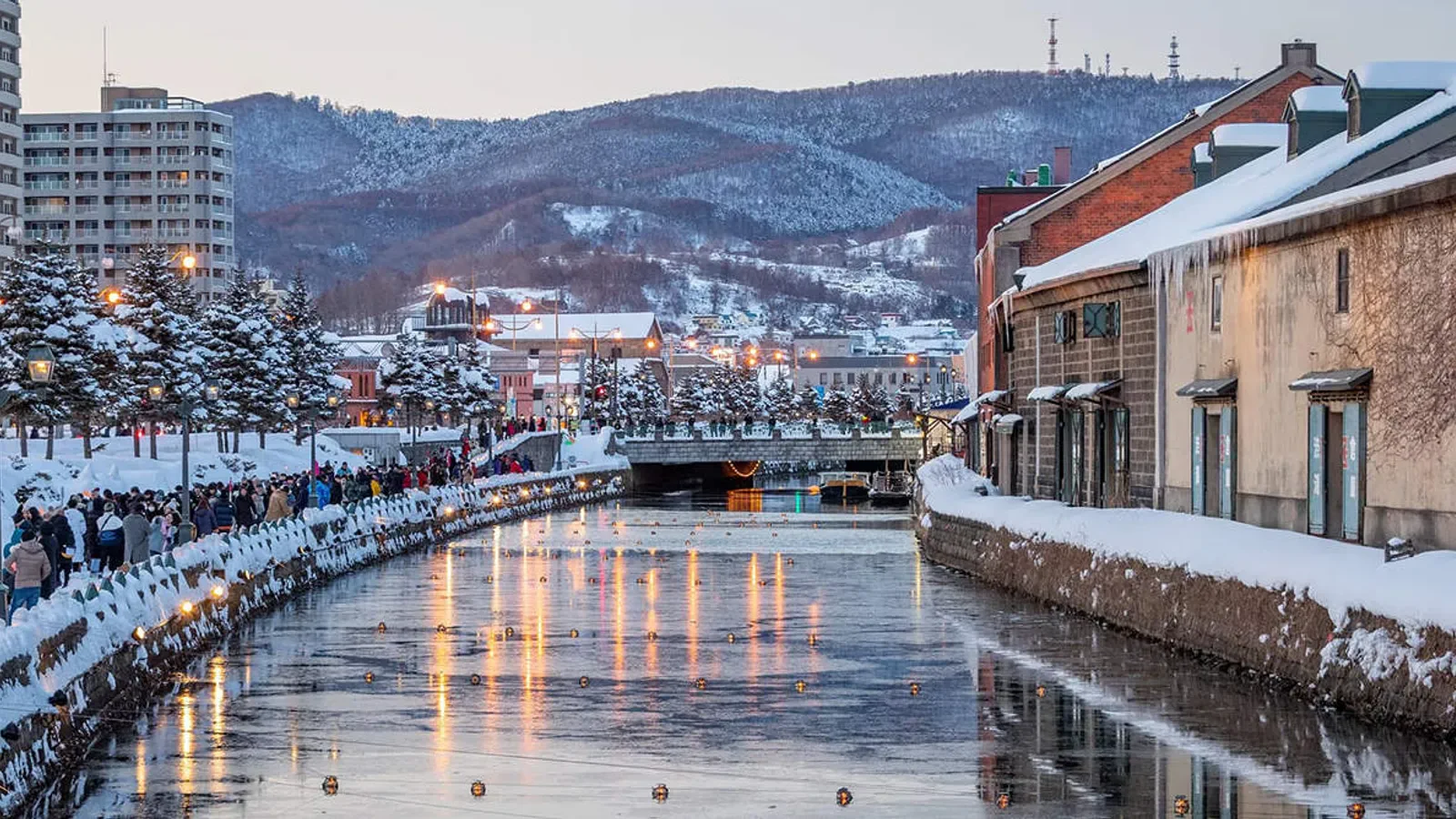Otaru Canal and the walkable center are easy to visit by JR from Sapporo without keeping a rental car