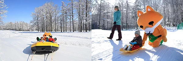 Furano Snowland winter activities near Shin Furano Prince Hotel for non-skiers