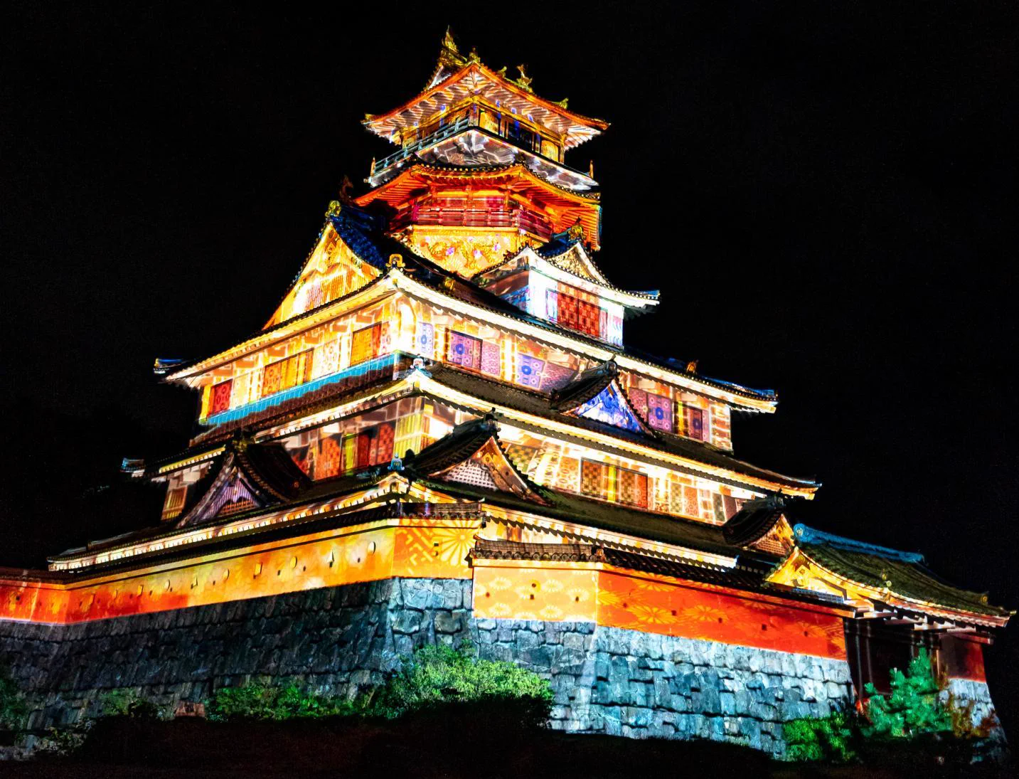 Pre-closure streetscape inside Ise Ninja Kingdom, shown for attraction identification rather than current availability