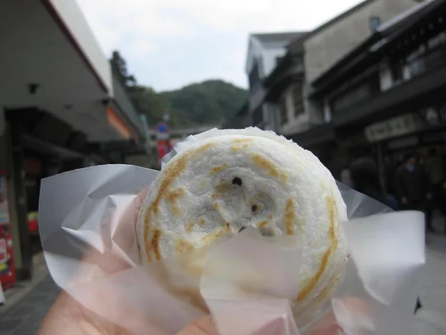 Umegae mochi on a Dazaifu food route