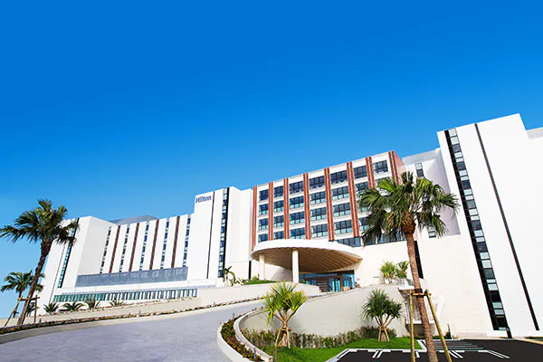 Chatan hotel area near American Village: for solo travelers, the real value is being able to finish dinner and walk back rather than paying for ocean views alone