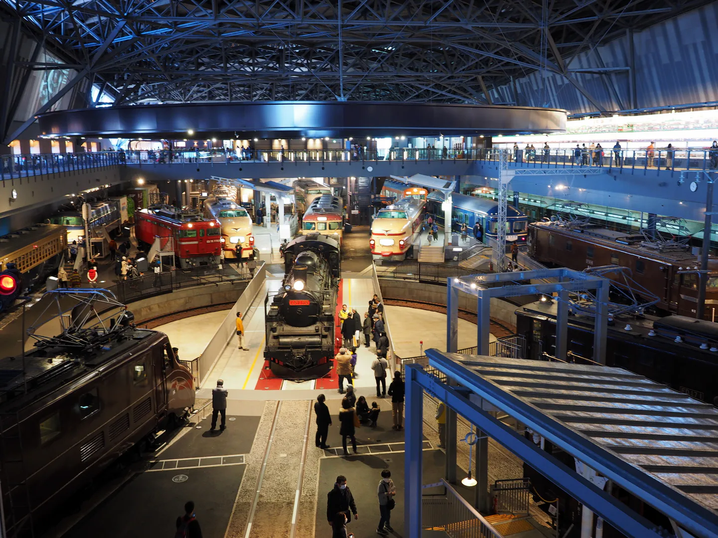 Saitama Railway Museum 2026 main rolling-stock hall and ticket decision