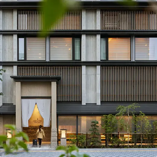 ONSEN RYOKAN YUEN SAPPORO exterior, a city ryokan-style option for couples who value hot-spring atmosphere over station proximity